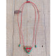 Necklace macrame talisman 1002668