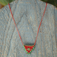 Necklace macrame talisman 1002668