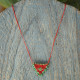 Necklace macrame talisman 1002668