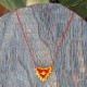 Necklace macrame talisman 1002674