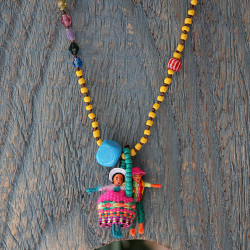 Worry doll necklace 1002697