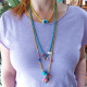 Beaded necklace bohemian 1002720