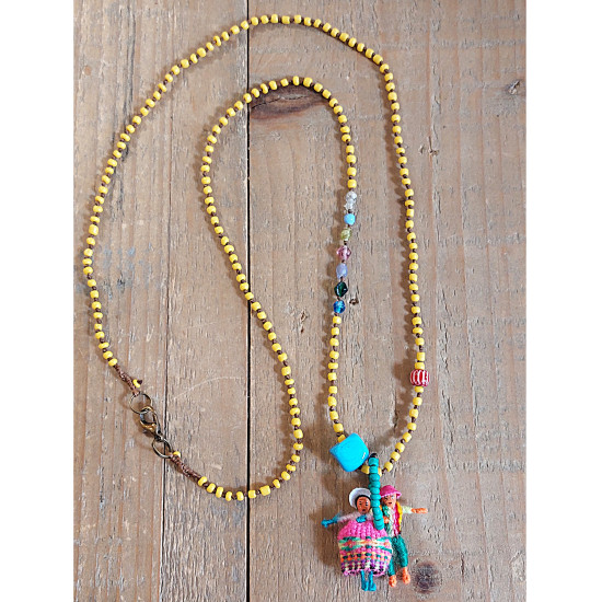 Worry doll necklace 1002697