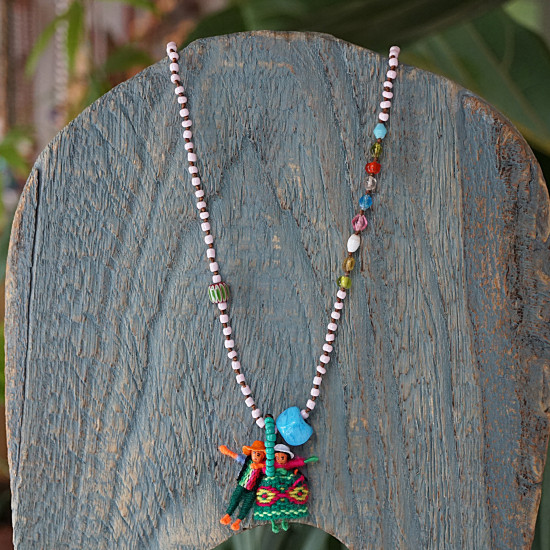 Worry doll necklace 1002699