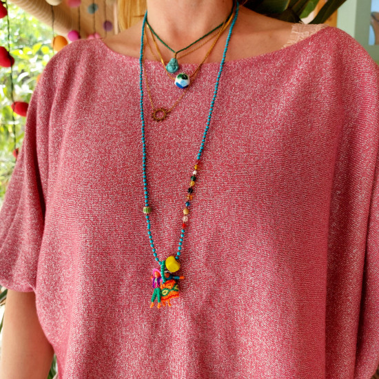 Worry doll necklace 1002700
