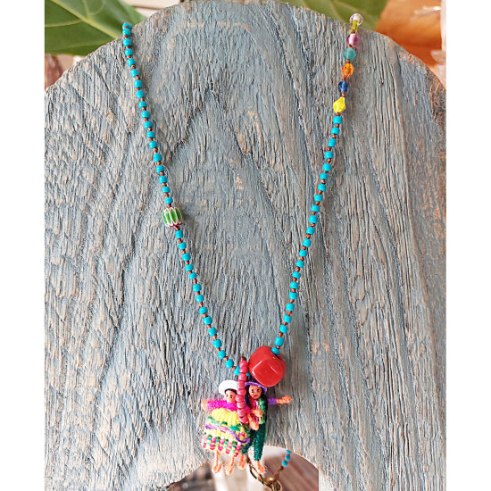 Worry doll necklace 1002700