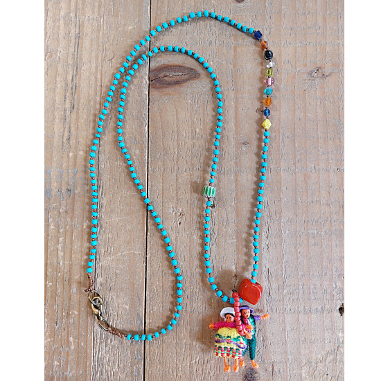 Worry doll necklace 1002700