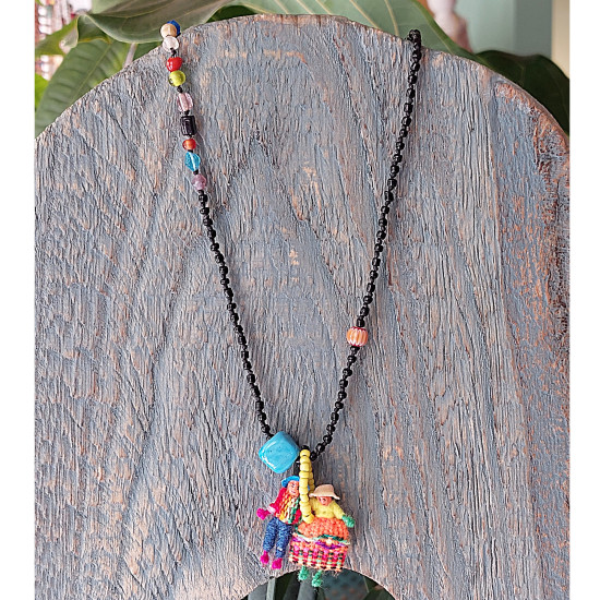 Worry doll necklace 1002701