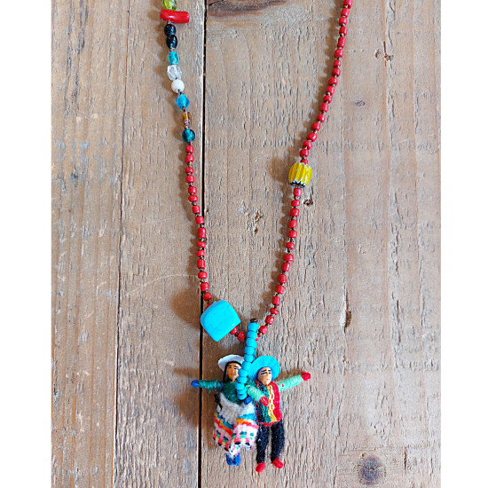 Worry doll necklace 1002702