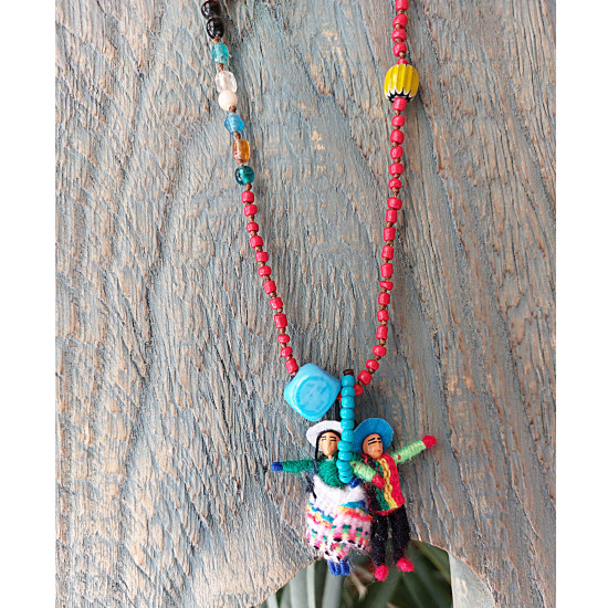 Worry doll necklace 1002702