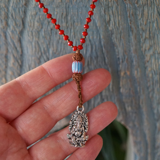 Little Ganesh pendant necklace 1002707