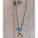 Beaded necklace bohemian 1002722