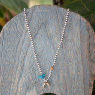 Beaded necklace bohemian 1002722