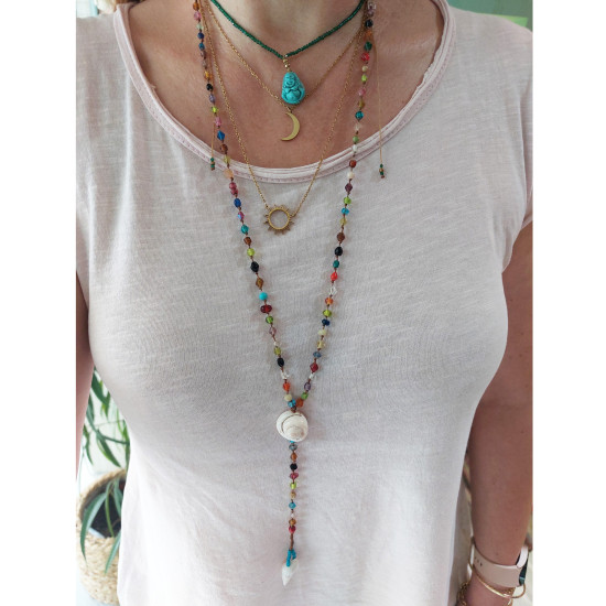 Rosary style necklace 1002724