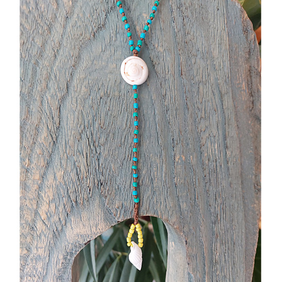 Rosary style necklace 1002725