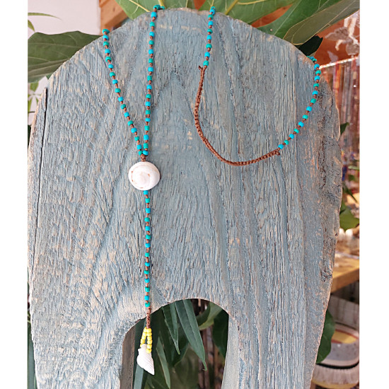 Rosary style necklace 1002725