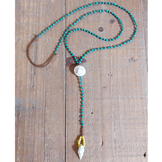 Rosary style necklace 1002725