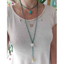 Rosary style necklace 1002725