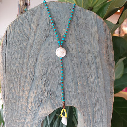 Rosary style necklace 1002725