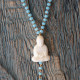 Rosary style Buddha necklace 1002730