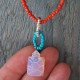 Opal  tortoise pendant 1002995