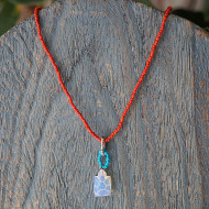 Opal  tortoise pendant 1002995