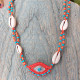 Macrame evil eye necklace 1002747