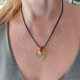 Heart, moon and star pendant necklace 1002770