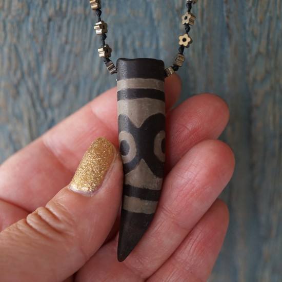 Agate pendant necklace 1002777