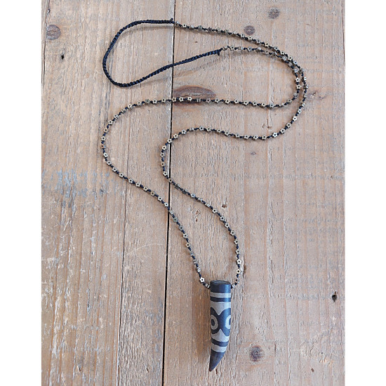 Agate pendant necklace 1002777
