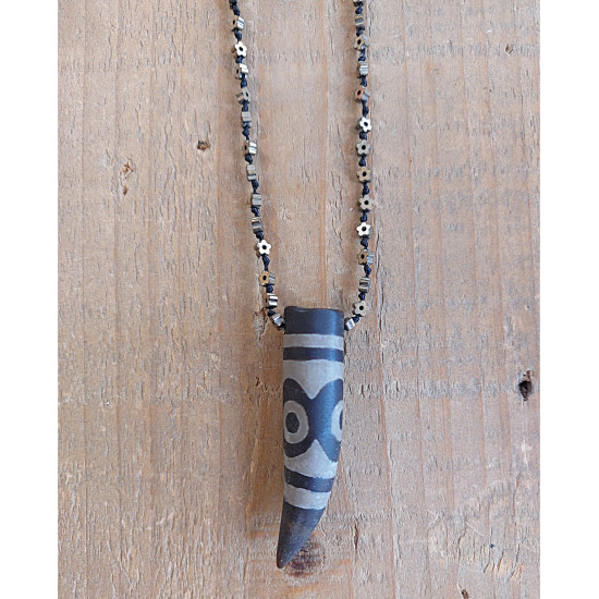 Agate pendant necklace 1002777