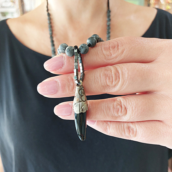 Tibetan pendant necklace 1002781