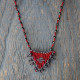 Necklace with macrame talisman 1002786