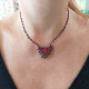 Necklace with macrame talisman 1002786