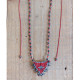 Necklace with macrame talisman 1002786