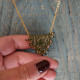 Macrame talisman necklace 1002787