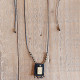 Macrame and goldplated silver 925 talisman 1002789
