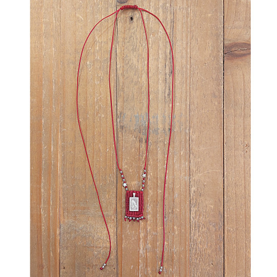 Macrame silver 925 talisman 1002793