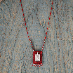 Macrame silver 925 talisman 1002793