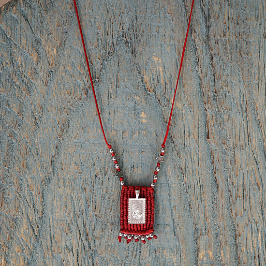 Macrame silver 925 talisman 1002793