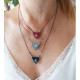 Macrame mother of pearl talisman 1002795