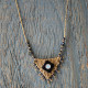 Macrame mother of pearl necklace 1002798