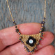 Macrame mother of pearl necklace 1002798