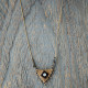 Macrame mother of pearl necklace 1002798