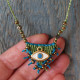 Macrame necklace 1002799