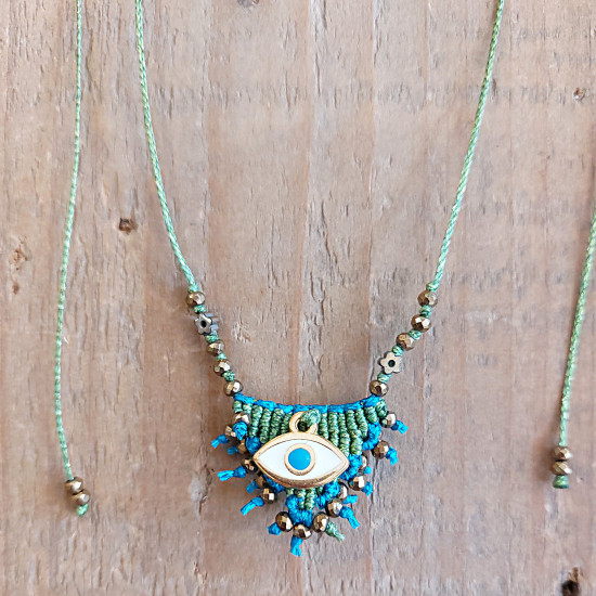 Macrame necklace 1002799