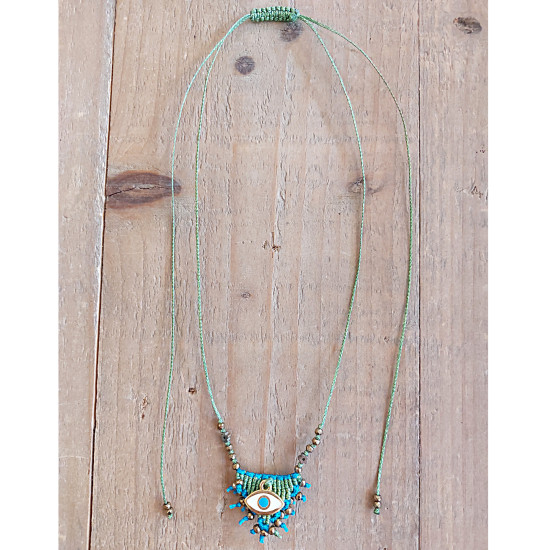 Macrame necklace 1002799