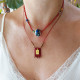 Macrame and goldplated silver 925 talisman 1002800