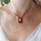 Macrame and goldplated silver 925 talisman 1002800