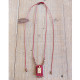Macrame and goldplated silver 925 talisman 1002800